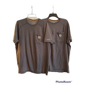 Carhartt Tshirt Lot (2) Grey sz LT